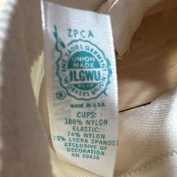 Vintage Carnival Satin Bustier Corset Bra Backless Longline Bridal 38B Act32 USA - Picture 4 of 9